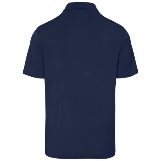 Mens Aerogrid Golf Shirt Navy Back